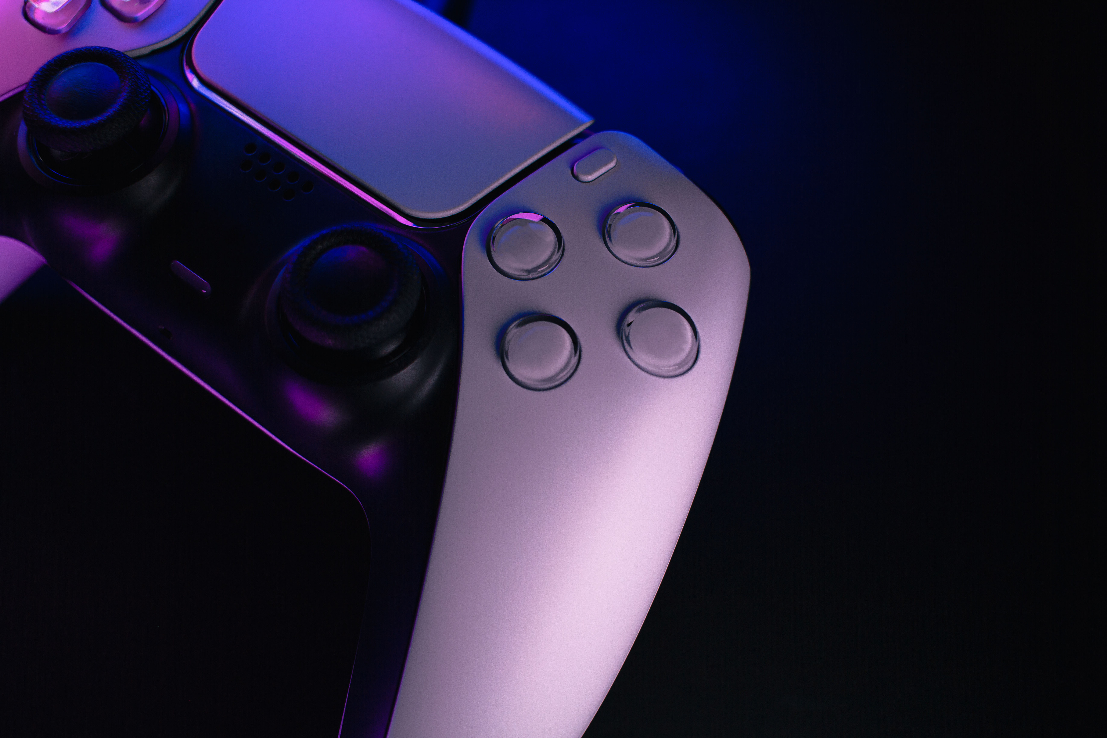 Next gen game controller with color lights.